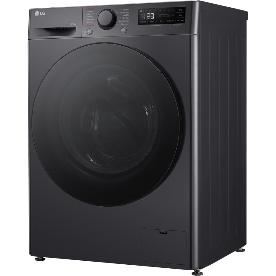 LG FWY606GBLN1 10/6kg 1400RPM AI DD™ Steam Washer Dryer - Graphite [Free 5-year parts & labour guarantee]