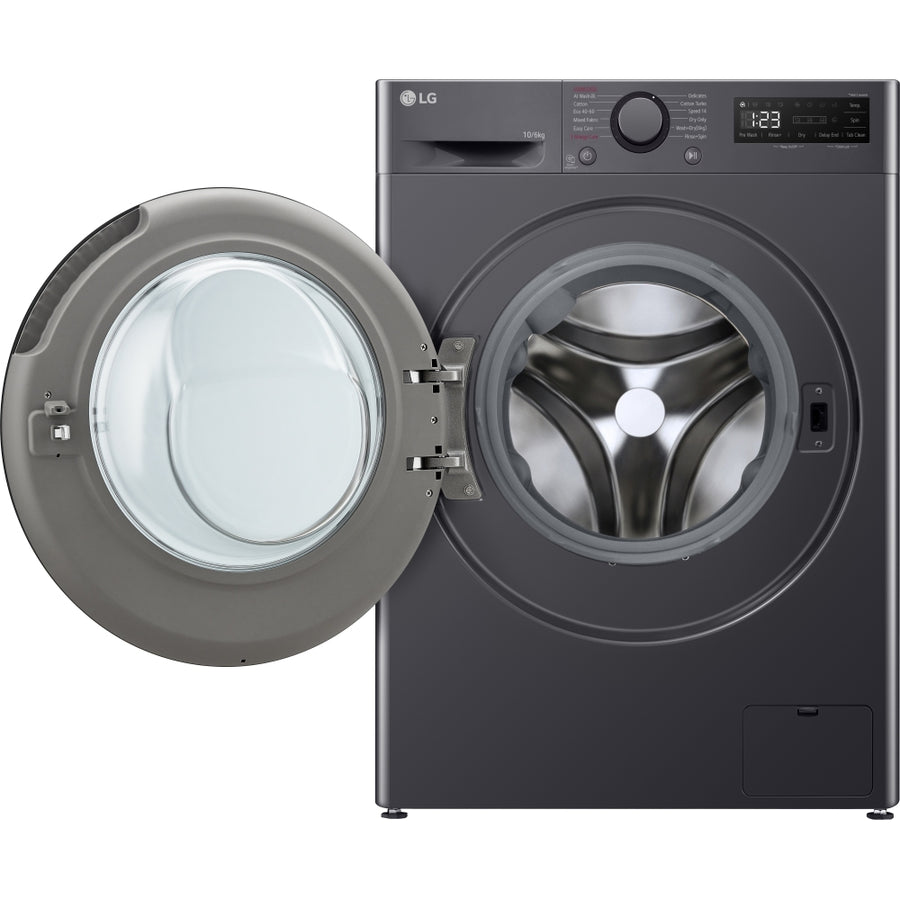 LG FWY606GBLN1 10/6kg 1400RPM AI DD™ Steam Washer Dryer - Graphite [Free 5-year parts & labour guarantee]