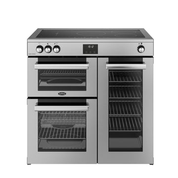 Belling CC90EI STA 90cm Induction Range Cooker - Stainless Steel