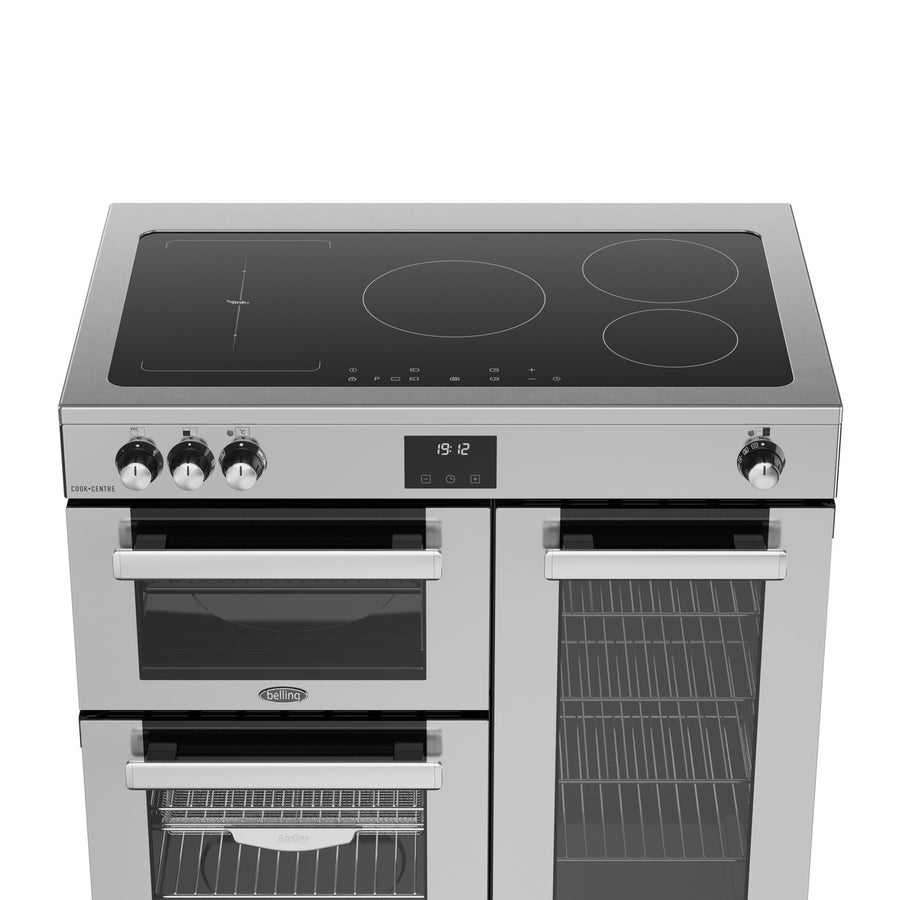Belling CC90EI STA 90cm Induction Range Cooker - Stainless Steel