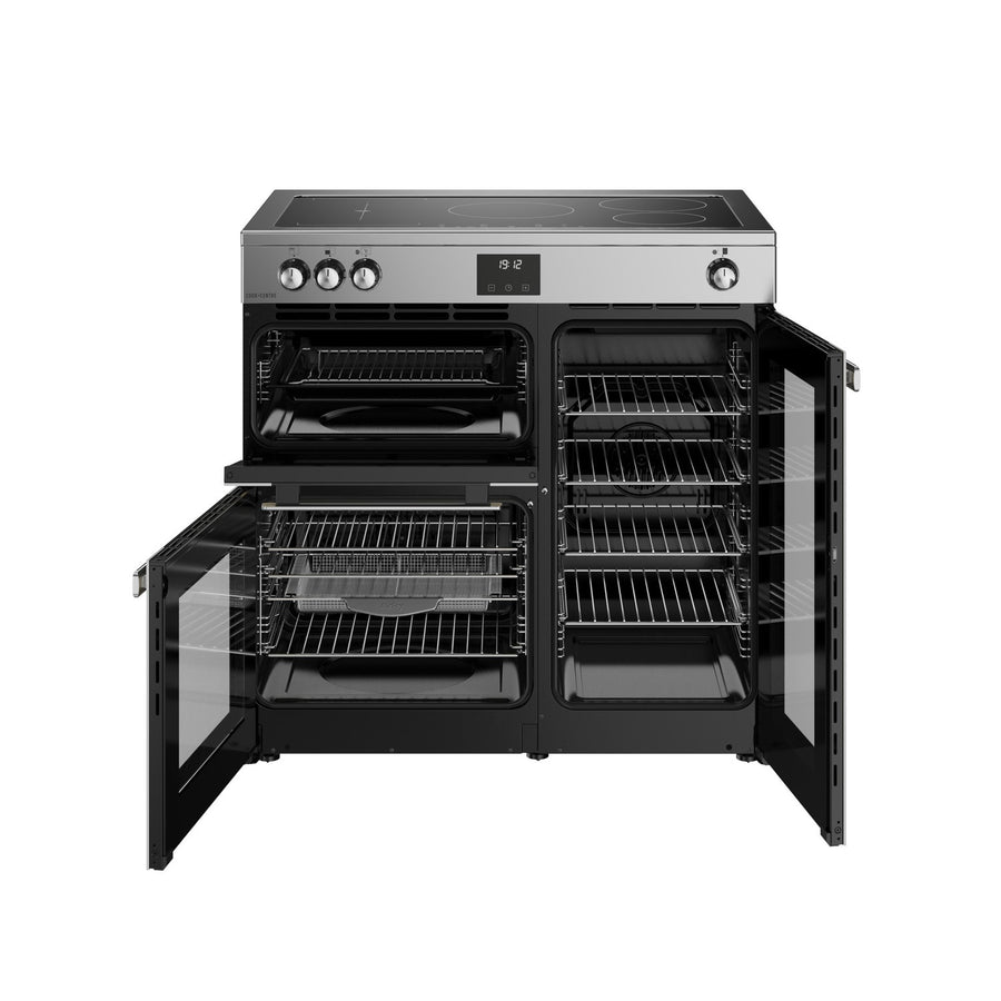 Belling CC90EI STA 90cm Induction Range Cooker - Stainless Steel