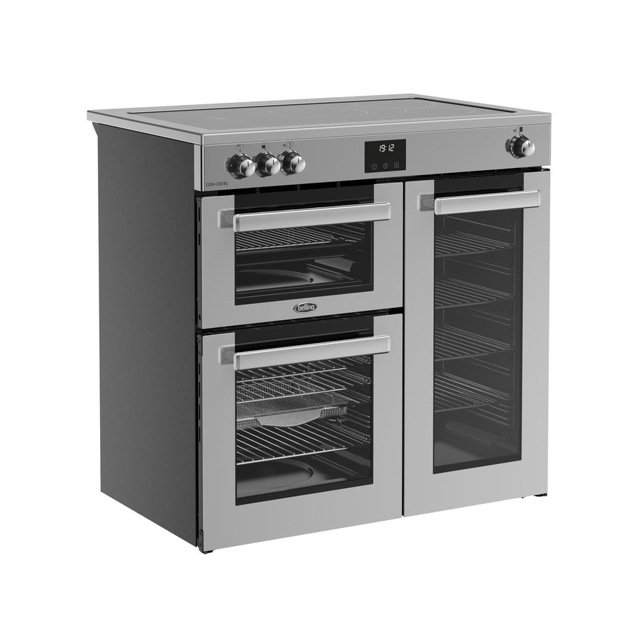 Belling CC90EI STA 90cm Induction Range Cooker - Stainless Steel