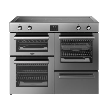 Belling Cookcentre 110EISTA 110cm Electric Induction Range Cooker - Stainless Steel