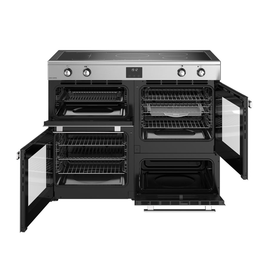 Belling Cookcentre 110EISTA 110cm Electric Induction Range Cooker - Stainless Steel
