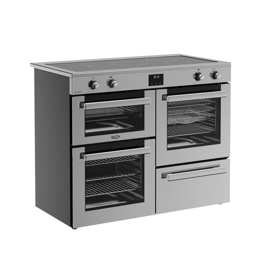 Belling Cookcentre 110EISTA 110cm Electric Induction Range Cooker - Stainless Steel