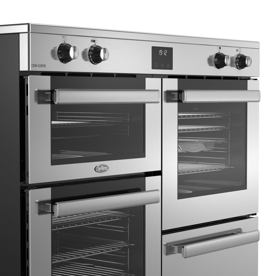 Belling Cookcentre 110EISTA 110cm Electric Induction Range Cooker - Stainless Steel