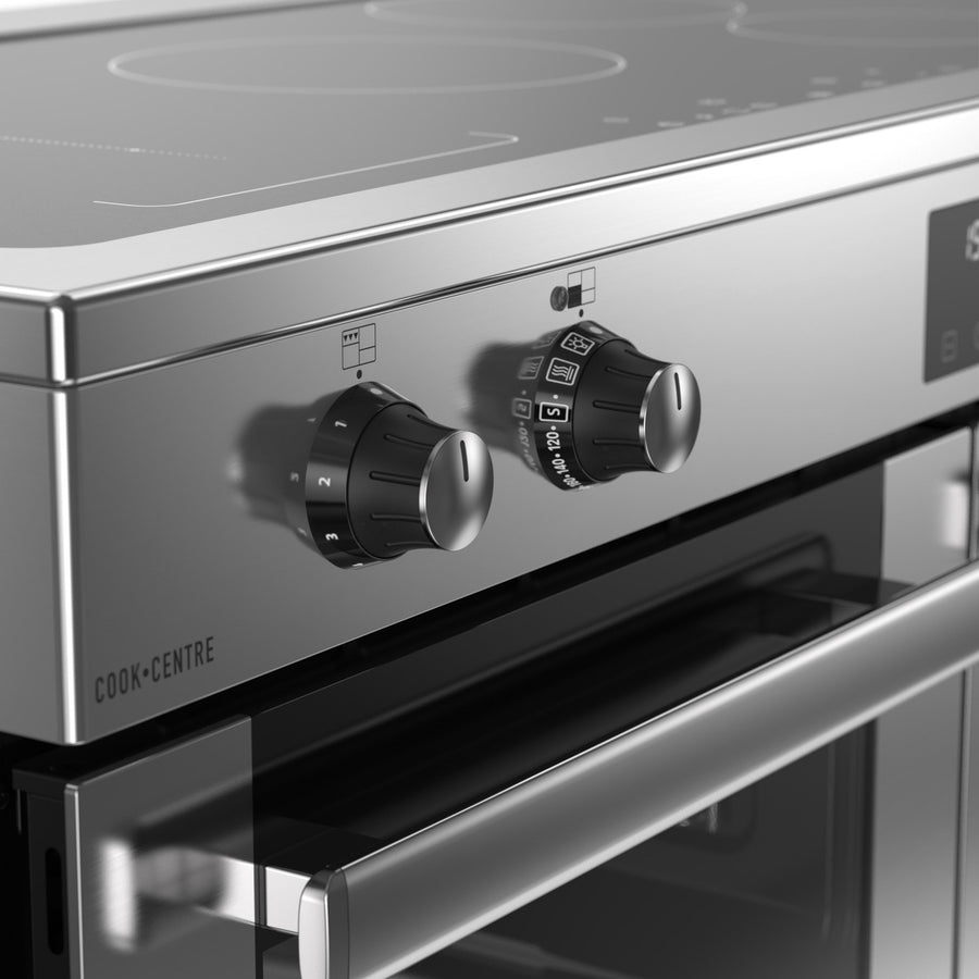 Belling Cookcentre 110EISTA 110cm Electric Induction Range Cooker - Stainless Steel