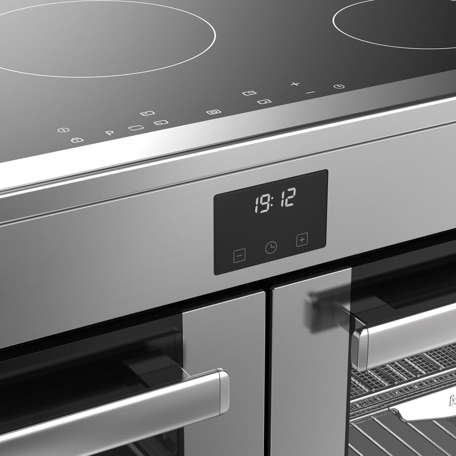 Belling Cookcentre 110EISTA 110cm Electric Induction Range Cooker - Stainless Steel