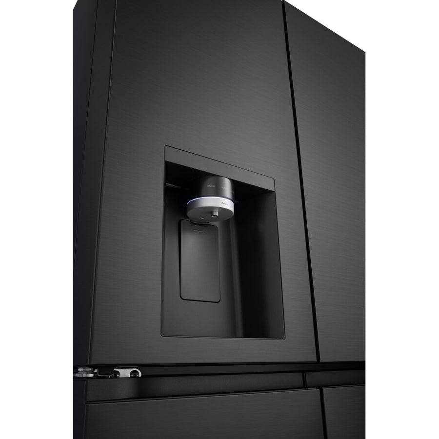LG GMF960EV4E American Style Fridge Freezer Plumbed Ice & Water - Black Steel