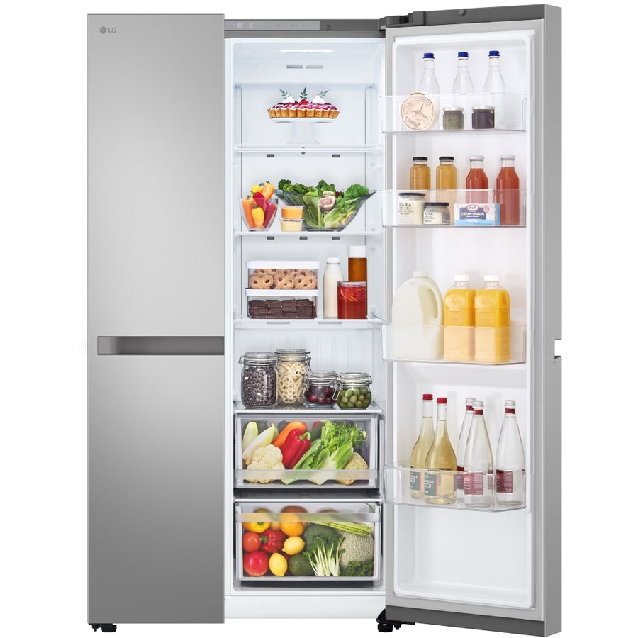 LG GSBC40PYPE NatureFRESH™ Non-Ice & Water American style fridge freezer - Silver