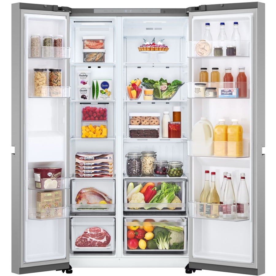 LG GSBC40PYPE NatureFRESH™ Non-Ice & Water American style fridge freezer - Silver