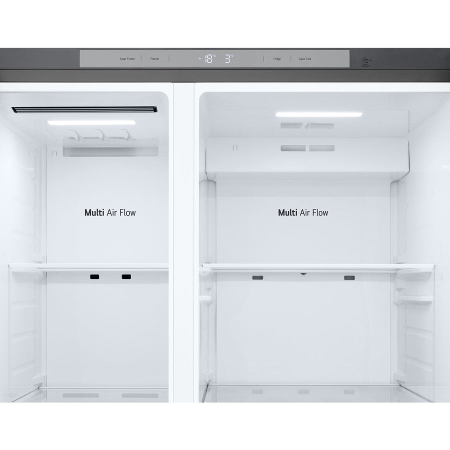 LG GSBC40PYPE NatureFRESH™ Non-Ice & Water American style fridge freezer - Silver
