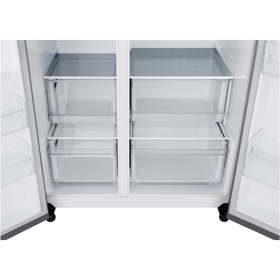 LG GSBC40PYPE NatureFRESH™ Non-Ice & Water American style fridge freezer - Silver