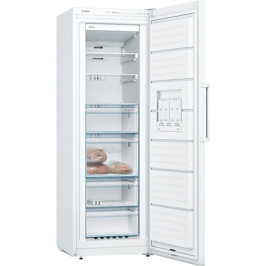 Bosch GSN33VWEPG Series 4 Freestanding Frost Free Freezer - White [Free 5-year parts & labour guarantee]