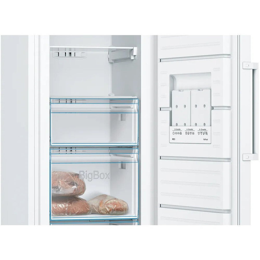 Bosch GSN33VWEPG Series 4 Freestanding Frost Free Freezer - White [Free 5-year parts & labour guarantee]