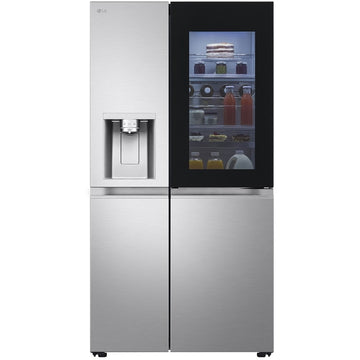 LG GSXE90BSAD InstaView™ stainless steel American fridge freezer