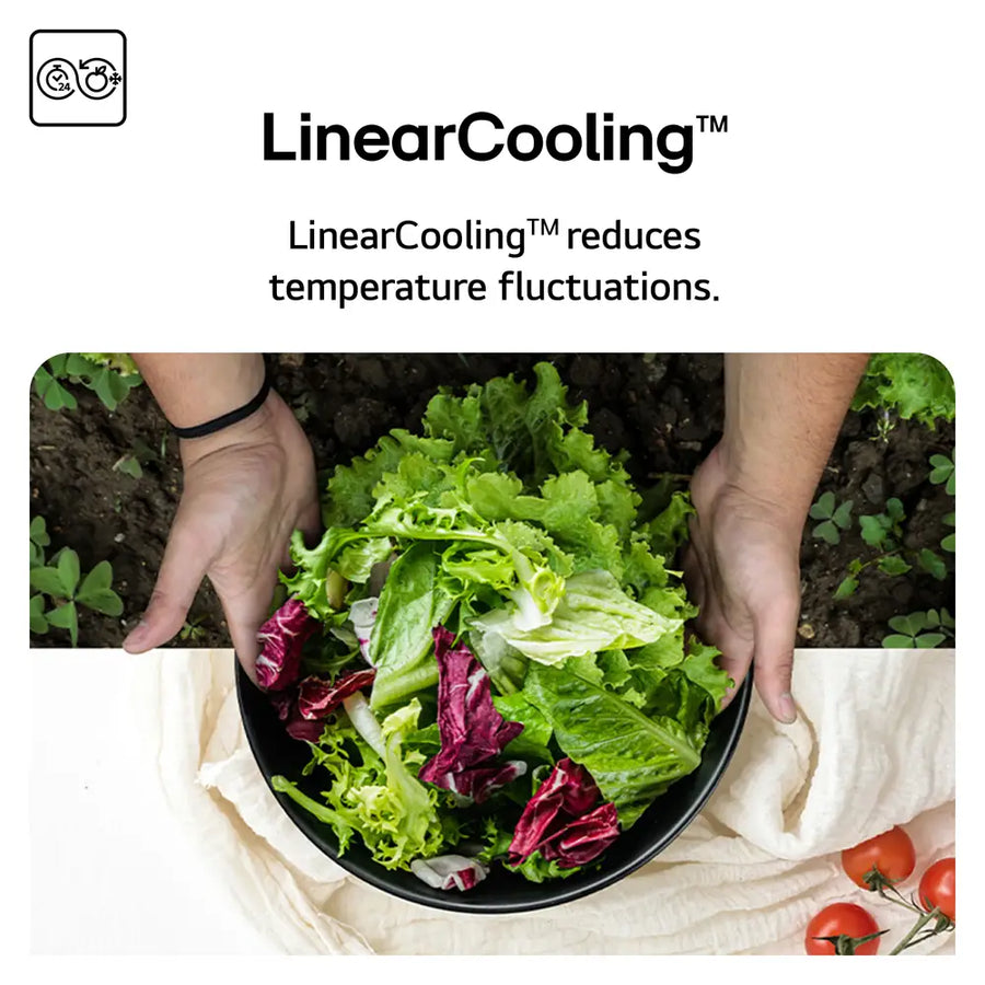 LG GSXE90EVAD Door-in-Door ™ Plumbed ice & water American fridge freezer - Matte Black