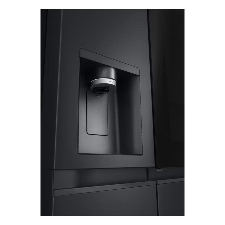 LG GSXE90EVAD Door-in-Door ™ Plumbed ice & water American fridge freezer - Matte Black