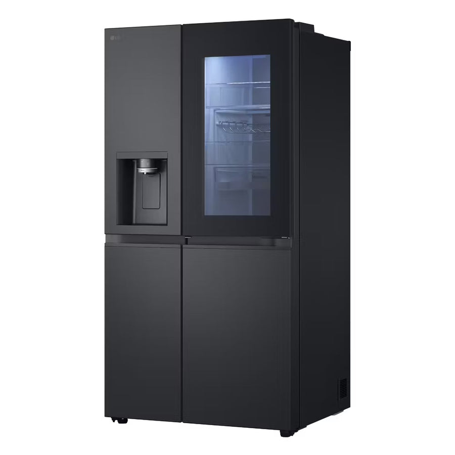 LG GSXE90EVAD Door-in-Door ™ Plumbed ice & water American fridge freezer - Matte Black