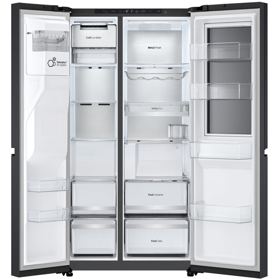 LG GSXE90EVDD Craft Ice InstaView Plumbed water & Ice American-Style Smart Fridge Freezer [free 5-year parts & labour guarantee]