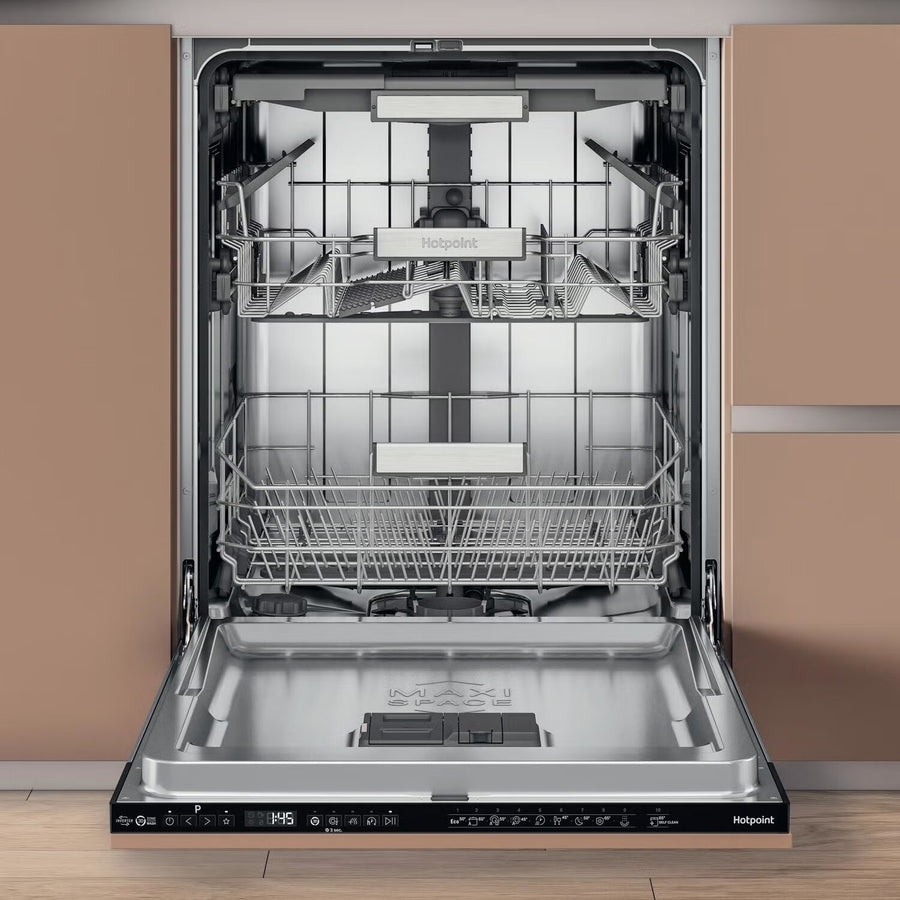Hotpoint H7IHP42LUK Integrated MaxiSpace 15-place setting dishwasher [top cutlery rack]