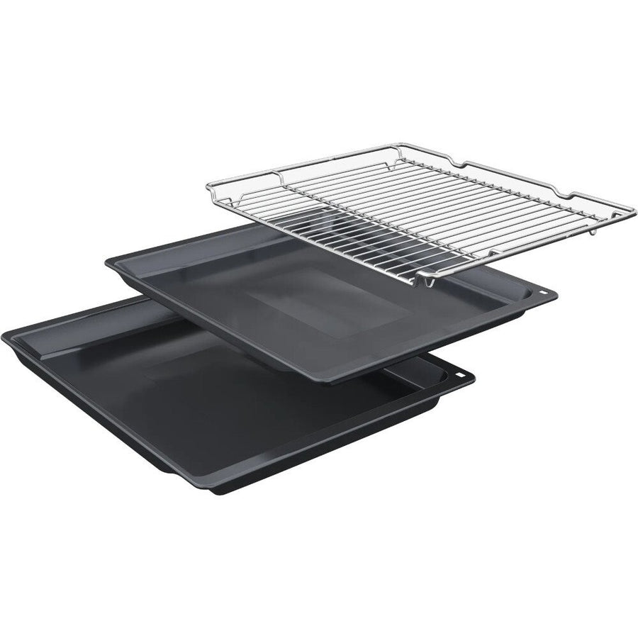 HBG7784B1  Bosch series 8 pyrolytic cleaning single oven in black 