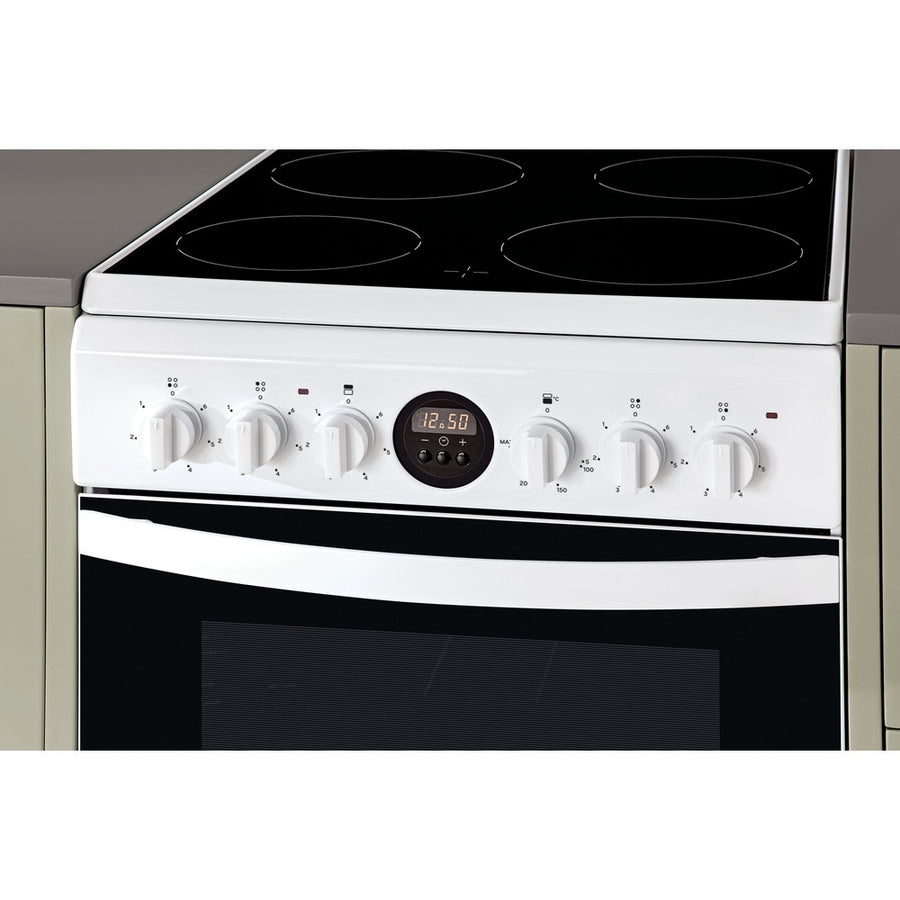 Hotpoint HD5V93CCW/UK 50cm Double Electric cooker - White