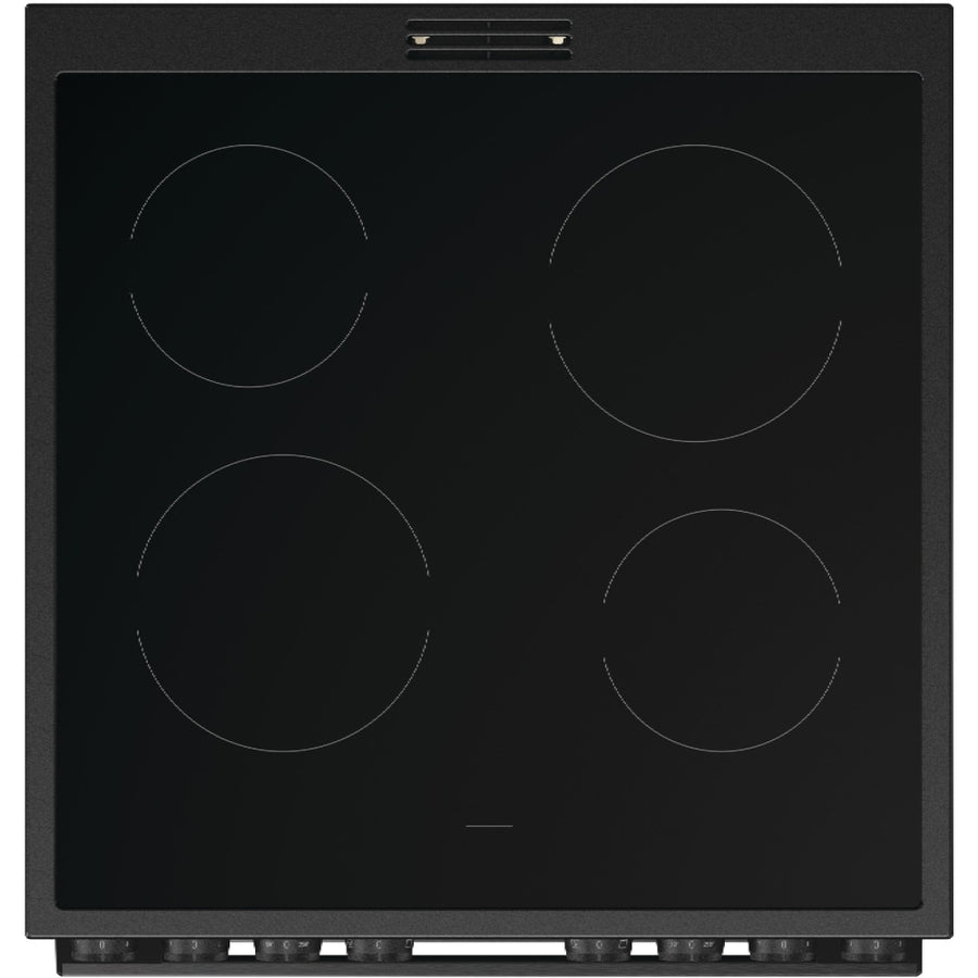 Hisense HDCE6C20B 60cm AirFry Electric Ceramic Cooker With Catalytic Liners - Black