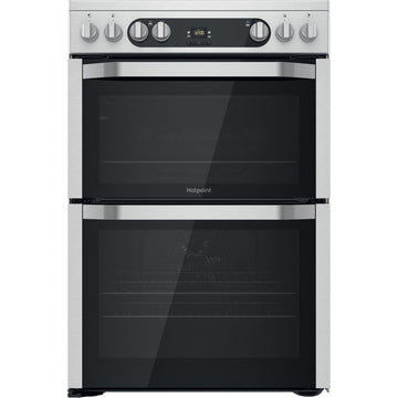 Hotpoint HDM67V9HCX 60cm Cooker with Ceramic Hob - Stainless Steel