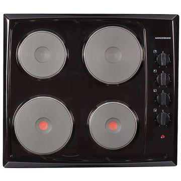 Nordmende HE62BL 60cm Solid Plate Hob - Free 3 Year Parts&Labour Warranty On Registration