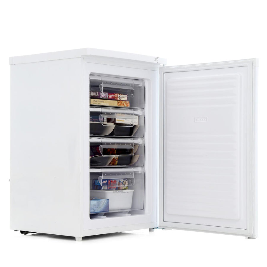 Hoover HFZE54W 55cm Wide Freestanding Undercounter Freezer - White