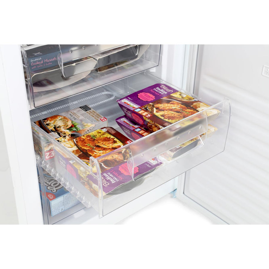 Hoover HFZE54W 55cm Wide Freestanding Undercounter Freezer - White