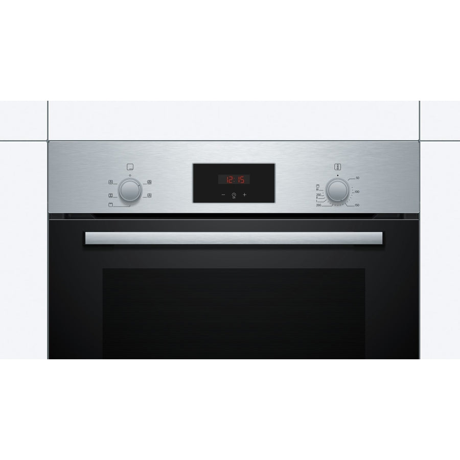 Bosch HHF113BR0B Serie 2 Built In Electric Single Oven - Stainless Steel