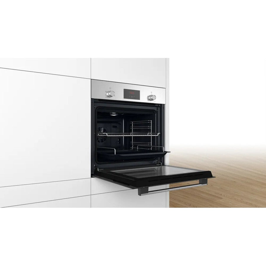 Bosch HHF113BR0B Serie 2 Built In Electric Single Oven - Stainless Steel