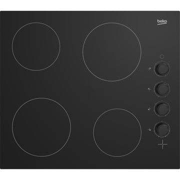 Beko HIC64102 60cm Ceramic Hob with Knobs