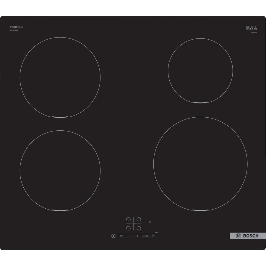 Bosch PUE611BB5E Series 4 60cm 4 Zone Induction Hob