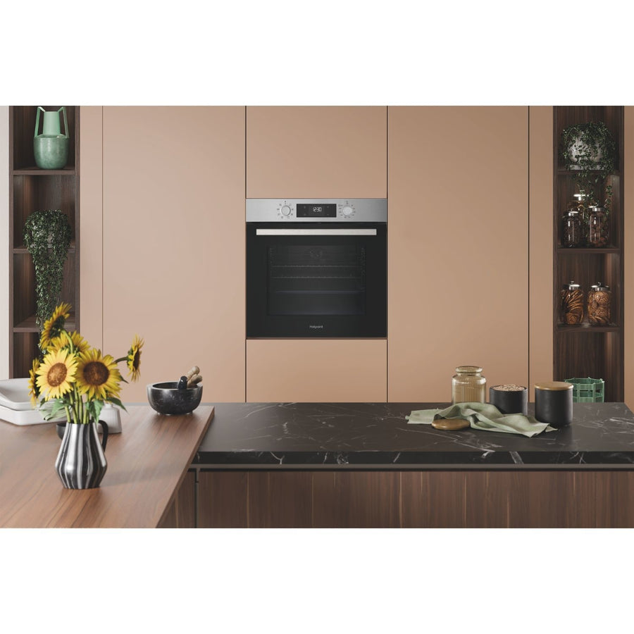 Hotpoint HO255HXUK Multifunction Single Oven - Stainless Steel