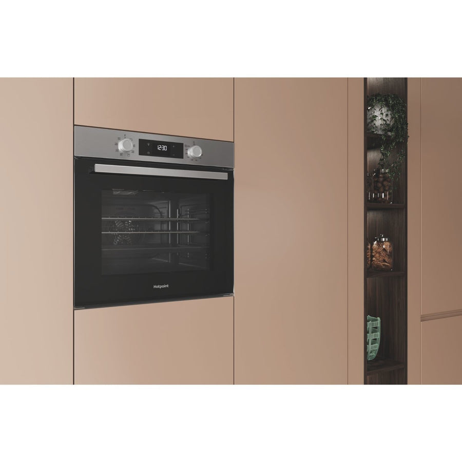 Hotpoint HO255HXUK Multifunction Single Oven - Stainless Steel