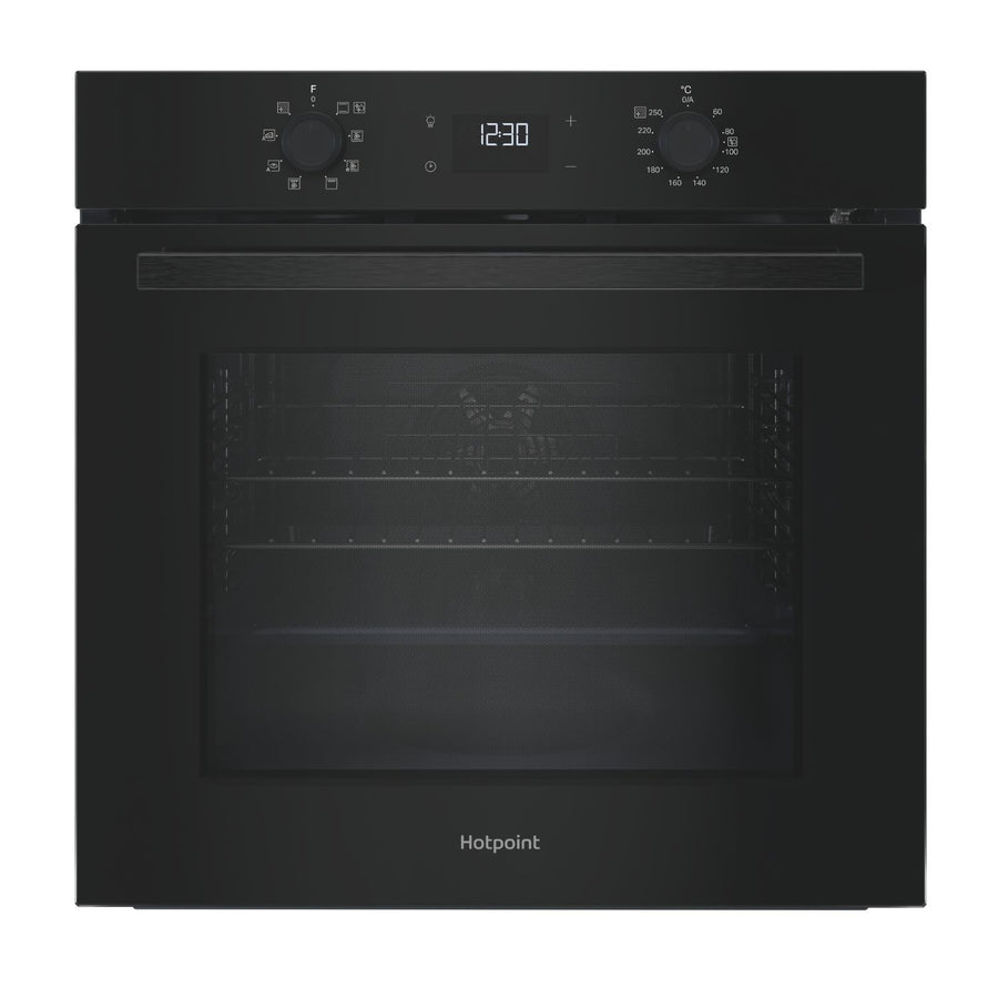 Hotpoint HO475PBUK Pyrolytic cleaning Single Oven - Black