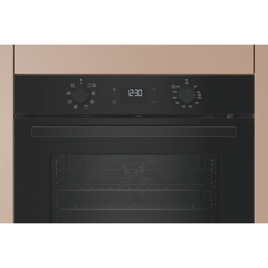 Hotpoint HO475PBUK Pyrolytic cleaning Single Oven - Black