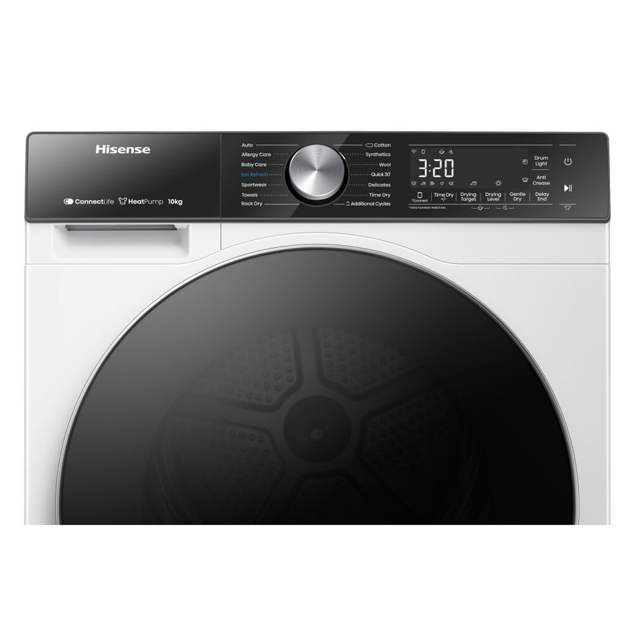 Hisense DH5S102BW 10kg Heat Pump Condenser Tumble Dryer - White [Free 5-year parts & labour guarantee]