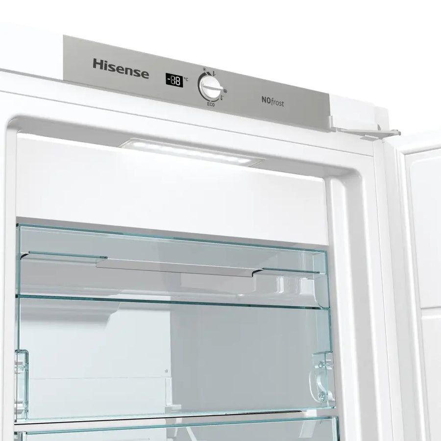 Hisense FIV276N4AWEUK Integrated Frost Free Upright Freezer [Sliding Door Installation]