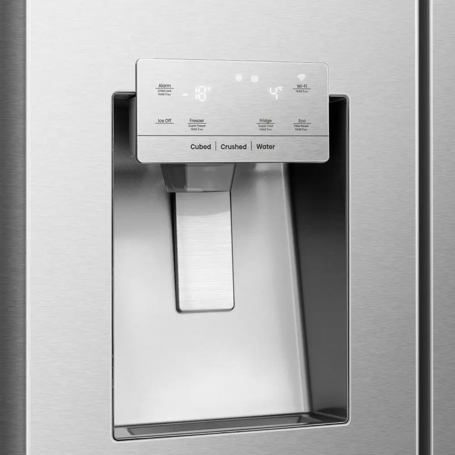 Hisense RS818N4IIE Plumbed Ice&Water American Fridge Freezer - Premium stainless steel [LAST ONE]