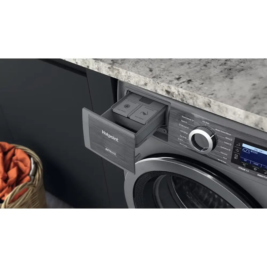 Hotpoint H8 99ADS GPOWER UK 10KG 1400rpm GentlePower Washing machine - Silver