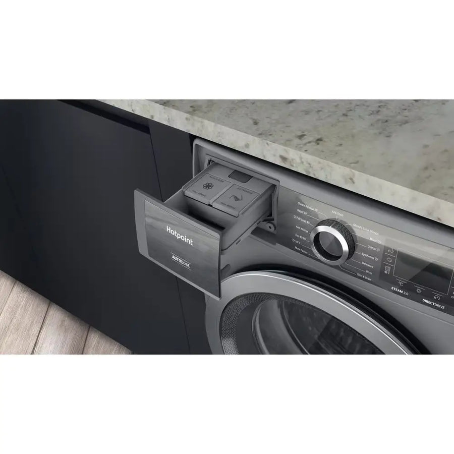 Hotpoint H8 99ADS GPOWER UK 10KG 1400rpm GentlePower Washing machine - Silver