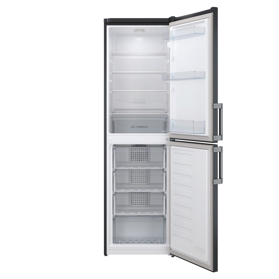 Indesit IB55732BUK 50/50 black freestanding fridge freezer