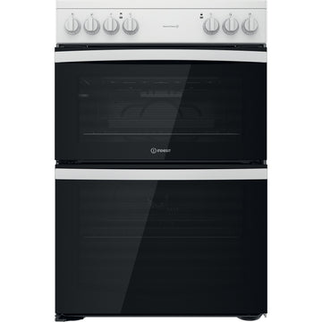 Indesit ID67V9KMWUK Electric Cooker with Ceramic Hob - White