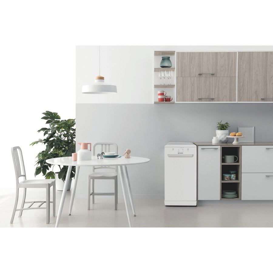 Indesit IN2FE10CS90WUK Slimline Dishwasher - White
