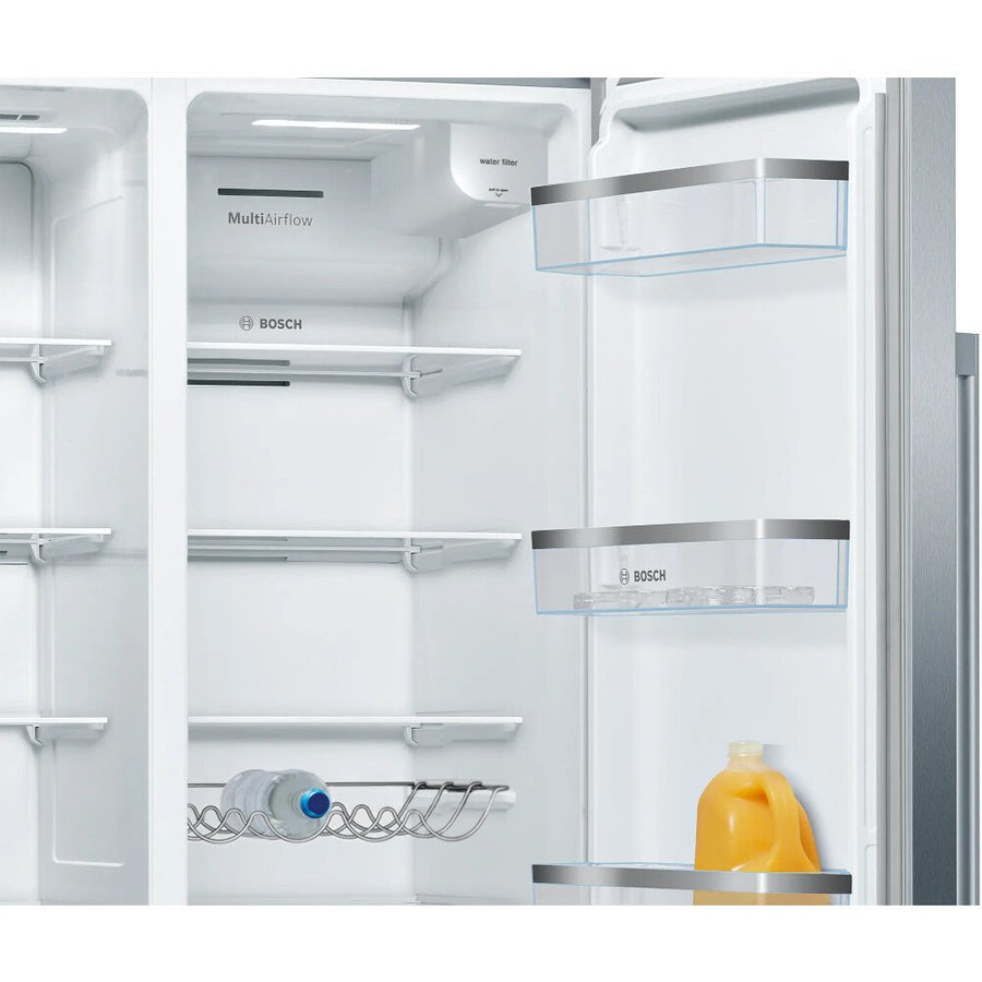Bosch KAD93AIERG Series 6 American Fridge Freezer With Plumbed Ice & Water - Stainless Steel