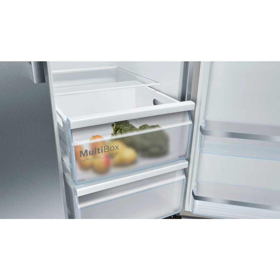 Bosch KAD93AIERG Series 6 American Fridge Freezer With Plumbed Ice & Water - Stainless Steel
